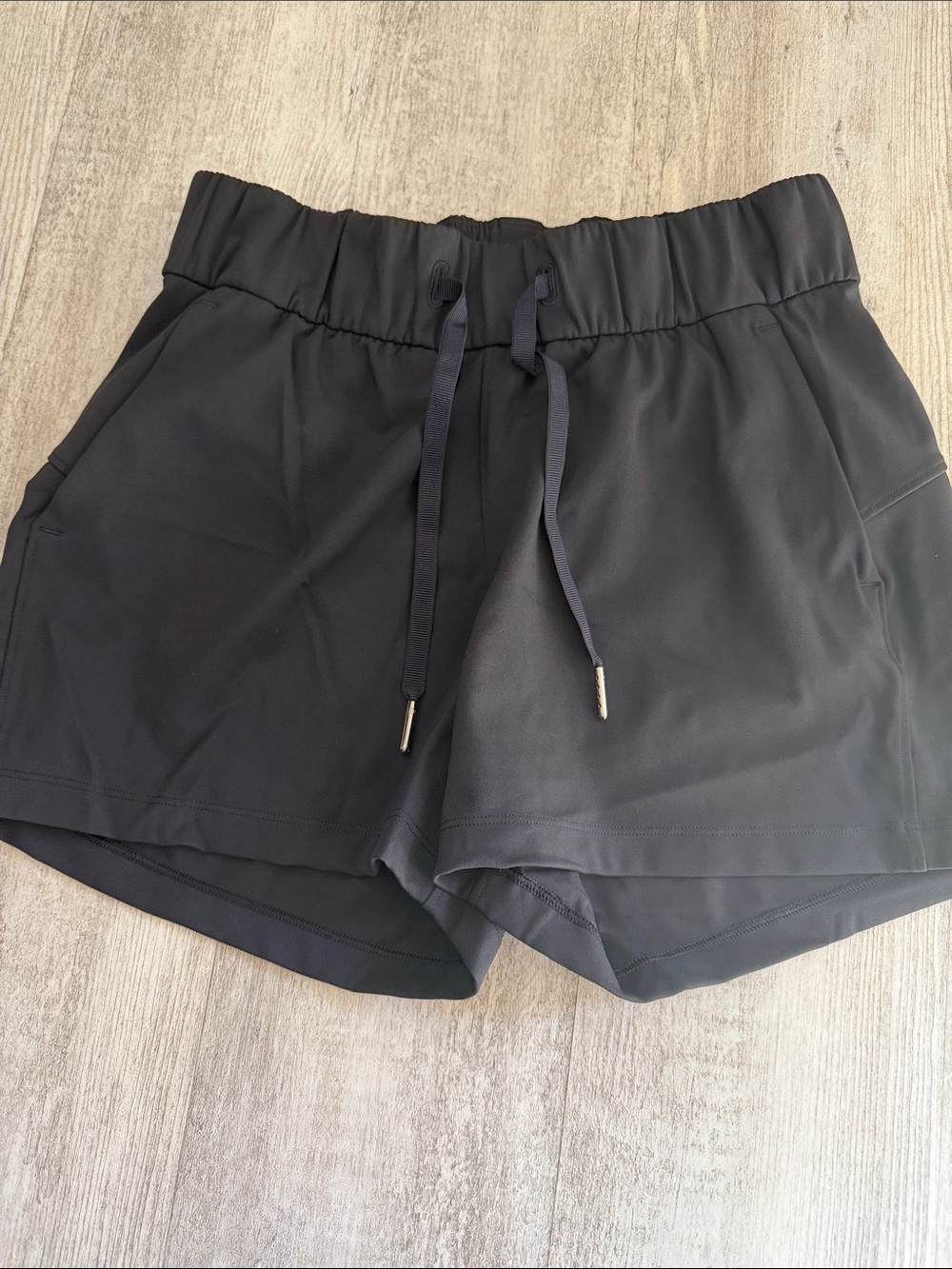 lululemon athletica Black Women's Drawcord Athletic Shorts